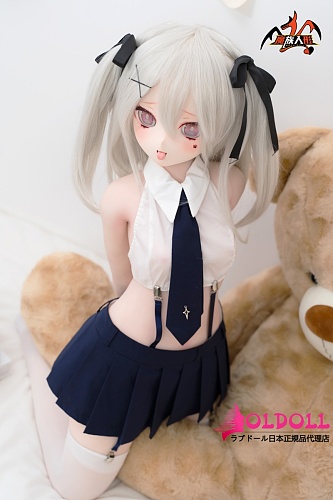 MOZU DOLL 【SR級】121cm  莉音（Lynn)ちゃん 銀髪のツインテールとスクール風の制服の清楚と元気なラブドール 宣伝画像と同じ制服も付属