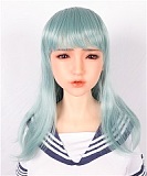 Sanhui doll 最新作 シームレス 105cm Eカップ ＃5萌舞ヘッド 宣伝写真特製ホワイト肌色 フェイシャルEX機能選択可能 高品質シリコン製ラブドール 巨乳ダッチワイフ 継ぎ目のない美しい仕上がり