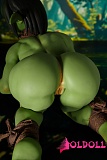 Climax doll シリコンミニドール 70cm GB-Zarga ゴブリン 緑肌色 異種族キャラクターアニメドール 爆乳タイプセクシーフィギュア