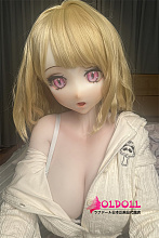 【お客様の撮影写真】ElsaBabe アニメドール 160cm RAHC011 早川可可Hayakawa Cocoヘッド ボディ材質選択可能 明るい美少女ドール 学園系金髪美少女人形