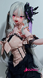 ElsaBabe アニメドール 144cm AHR026 桃井望Momoi Nozomi ヘッド TPE/シリコンボディ選択可能 銀髪とピンクアイのラブドール