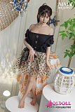 MMXDOLL 90cm Bカップ 梦涵(menghan)ヘッド 8.9kg フルシリコン製 清楚で上品なミニラブドール 小柄ダッチワイフ リアル皮膚付き 取り扱いやすく省スペース