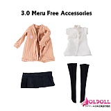 MRLSEXDOLL 巨乳アニメドール 65cm PVCヘッドmeru3.0+シリコンボディ 人気なキャラクター小悪魔セクシーフィギャア人形 宣伝画像と同じ制服も付属