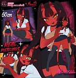 MRLSEXDOLL 巨乳アニメドール 65cm PVCヘッドmeru3.0+シリコンボディ 人気なキャラクター小悪魔セクシーフィギャア人形 宣伝画像と同じ制服も付属