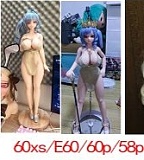 Mini Doll ミニドール  60cm（60P）#埃吉尔ちゃん コスプレドール ソフトビニール製ヘッド+シリコン製ボディ ミニタイプラブドール 巨乳女性素体 フィギュア