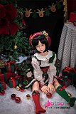 サンタドレスを着たシリコン人形