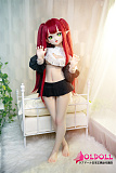 ロリータ風の赤髪ドール 