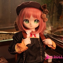JSL DOLL 110cm 阿尼亚（aniya）ヘッド 可愛い美少女フィギュアドール 萌え系人形 ソフトビニール製頭部 TPE製ボディ 宣伝画像と同じ制服も付属