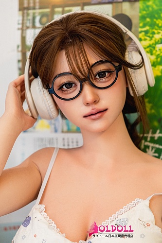YFDOLL 156cm リアル皮膚版 爆乳Iカップ ヘッド#3 桃子（taozi）高級シリコンラブドール 近所の女の子人形 黒縁メガネ娘