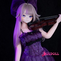 JSL DOLL 146cm 小蝶（xiaodie）ヘッド 紫色のドレスの等身大リアル製セクシーフィギュア ソフトビニールヘッド+tpeボディ 宣伝画像と同じ制服も付属