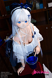 銀髪ロングヘア　アニメドール