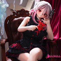 JSL DOLL 146cm 长夜（changye）ヘッド 淡いピンクと銀が混ざる髪色のアニメキャラクター等身大ドール 宣伝画像と同じ制服も付属