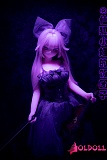 JSL DOLL 146cm 小蝶（xiaodie）ヘッド 紫色のドレスの等身大リアル製セクシーフィギュア ソフトビニールヘッド+tpeボディ 宣伝画像と同じ制服も付属