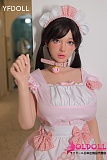 YFDOLL 156cm リアル皮膚版 爆乳Iカップ ヘッド# 千阳（qianyang）シリコンラブドール カフェのメイド制服等身大リアルドール