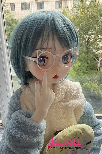 ElsaBabe アニメドール 125cm RAD019 天野南Amano Minamiヘッド  ブルーショートヘアと丸眼鏡の隣にいる幼なじみの娘 等身大アニメドール【お客様の撮影写真】