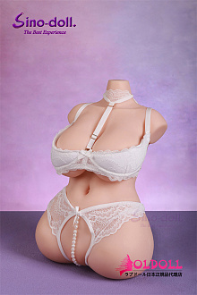 Sino doll  B43トルソー 42cm Dカップ フルシリコン製ラブドール 大型オナホフィギュア セクシー 超コスパ