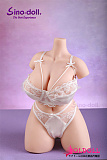 Sino doll  B49トルソー 47cm Eカップ 高品質シリコン製半身ドール 巨乳ボディフィギュア コンパクト 収納便利