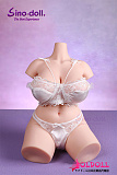 Sino doll  B49トルソー 47cm Eカップ 高品質シリコン製半身ドール 巨乳ボディフィギュア コンパクト 収納便利