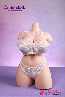 Sino doll  B49トルソー 47cm Eカップ 高品質シリコン製半身ドール 巨乳ボディフィギュア コンパクト 収納便利