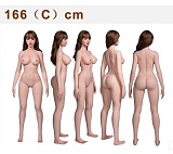 MD DOLL 168cm Eカップ(168B)  M44ヘッド Mary ハロウインメイク 闇夜の薔薇のように妖艶で神秘の等身大セクシーリアルドール