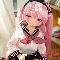 JSL DOLL 85cm 小春（xiaochun）ヘッド ピンクツインテールのセーラー服姿アニメドール ソフトビニール製頭部 TPE製ボディ 宣伝画像と同じ制服も付属