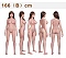 166cm Fカップ (166B)