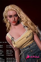 Jarliet フルシリコンドール #Taylorヘッド 160cm Eカップ 口開閉機能付き リアルな口腔構造 金髪ロングの欧米系美人ラブドール 立体的な顔立ち