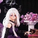 JSL DOLL 136cm 大日奈（darinai）ヘッド  黒い悪魔の角の冠のサキュバスのコスプレアニメラブドール ソフトビニール製頭部+TPE製ボディ 宣伝画像と同じ制服も付属