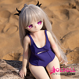 リアルアニメ人形 紫の水着