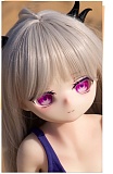 JSL DOLL 85cm  日奈ヘッド アニメドール ソフトビニール製頭部 TPEボディ 紫の水着スタイル 静かな癒しフィギュア ミニダッチワイフ 宣伝画像と同じ制服も付属