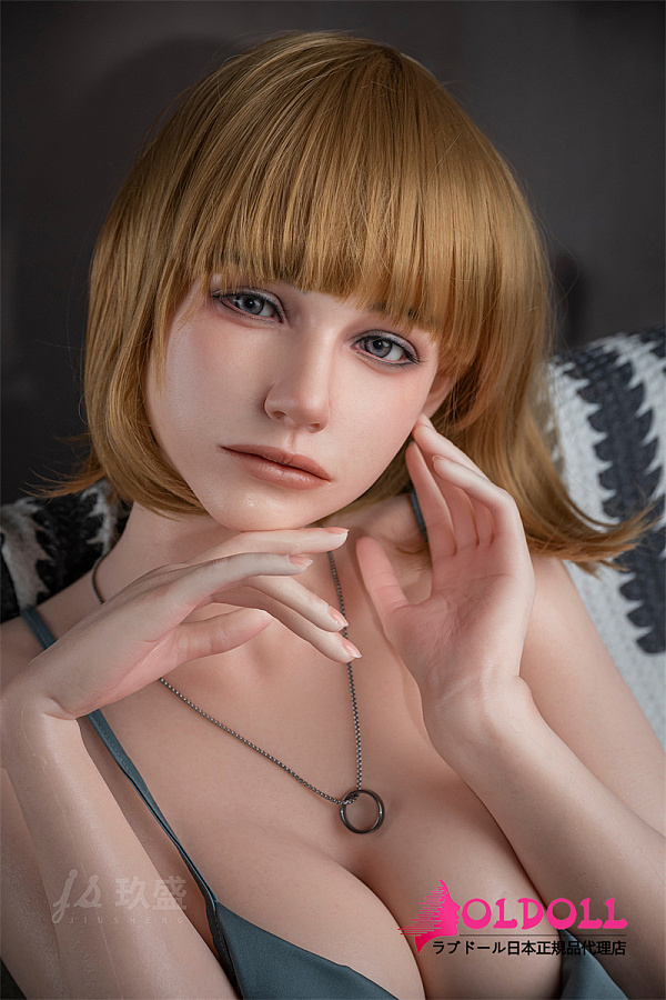 Jiusheng doll  152cm Eカップ yoyoヘッド ros口開閉機能付きフルシリコン製 欧米風アダルト人形 ショートボブの金髪 ラブドール