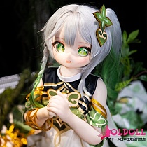 JSL DOLL 130cm 小草神（xiaocaoshen）ヘッド  神秘的な森の妖精のキャンペーンアニメドール ソフトビニール製頭部 TPE製ボディ 宣伝画像と同じ制服も付属