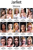 Jarliet (JLDOLL)  ヘッド単体 フルシリコンラブドール 等身大ドール M16ボルト