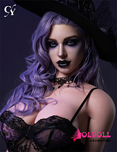 TOP-CYDOLL 176cm Eカップ  Elodieヘッド ROS口開閉機能付き 高級シリコン製ダッチワイフ 海外リアルドール ハロウィン ウィッチ コスプレ