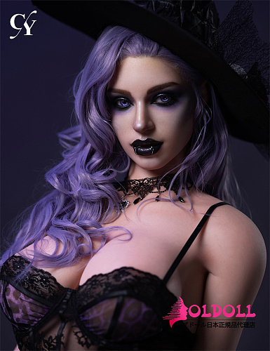 TOP-CYDOLL 176cm Eカップ  Elodieヘッド ROS口開閉機能付き 高級シリコン製ダッチワイフ 海外リアルドール ハロウィン ウィッチ コスプレ