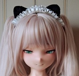 Yearndoll 最新作ボディリアル皮膚版155cm Iカップ 【高級版】LZ01ヘッド 元気で小悪魔的な高級シリコン等身大アニメドール