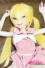 【お客様の撮影写真】ElsaBabe アニメドール 125cm RAD032 泷泽环奈Takizawa Kannaヘッド  TPE/シリコンボディ選択可 金髪ツインテール ピンク衣装 ラブドール