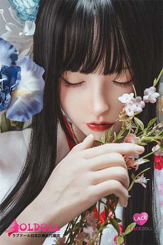 【お客様の撮影写真】LACE DOLL 163cm Hカップ 晚冰（wanbing）瞑り目ラブドール ROS口開閉機能付き フルシリコン製 花柄着物美人人形