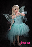 My Loli Waifu 107cm AAカップ  92BJ-Kokoro (こころ)ヘッド フルシリコン製リアルドール ros口開閉機能選択可 エルフ耳の天使系フィギュア人形