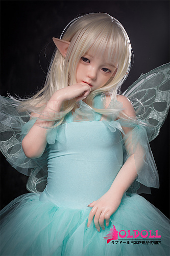 My Loli Waifu 107cm AAカップ  92BJ-Kokoro (こころ)ヘッド フルシリコン製リアルドール ros口開閉機能選択可 エルフ耳の天使系フィギュア人形