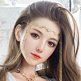 Doll Senior リアル皮膚ボディ170cm Hカップ 最新作#27 凛纱Linshaヘッド セクシーなラブドール 白バニー風コスチューム