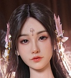 Doll Senior リアル皮膚ボディ170cm Hカップ 最新作#27 凛纱Linshaヘッド セクシーなラブドール 白バニー風コスチューム