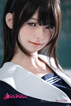 蛍火日記 最新作153cm Aカップ MAXリアル皮膚版 千島（qiandao）メイク④ 高級シリコン製 大人向け学園風コスプレドール 貧乳ダッチワイフ