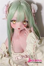ElsaBabe アニメドール 140cm AHR025 桃井光代Momoi Mitsuyo ボディ選択可 ミントロングヘアのリアル人形