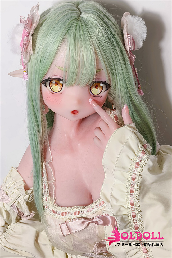ElsaBabe アニメドール 140cm AHR025 桃井光代Momoi Mitsuyo ボディ選択可 ミントロングヘアのリアル人形