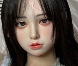 Real girl リアル皮膚163cm Eカップ  L14ヘッド 超軽量化ドール 宣伝画像フルシリコン製 ROS口開閉機能付き 長いダークブラウンの髪 大人系等身大セクシーラブドール リアルドール