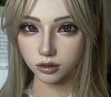 Real girl リアル皮膚163cm Eカップ  L14ヘッド 超軽量化ドール 宣伝画像フルシリコン製 ROS口開閉機能付き 長いダークブラウンの髪 大人系等身大セクシーラブドール リアルドール