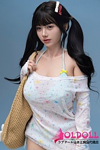 MMXDOLL 150cm Eカップ 梦涵（menghan）ヘッド 職人Real系メイク ツインテール髪の癒し等身大美少女リアルドール