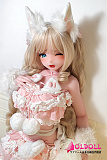 ElsaBabe アニメドール 140cmRAD054 莓谷恋 シリコン/TPE選択可 ゆめかわ系 ふわふわ耳とロングヘアの人形