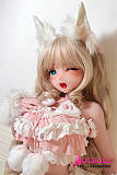 ElsaBabe アニメドール 140cmRAD054 莓谷恋 シリコン/TPE選択可 ゆめかわ系 ふわふわ耳とロングヘアの人形